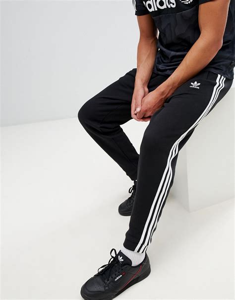 adidas 3 stripe joggers men's.